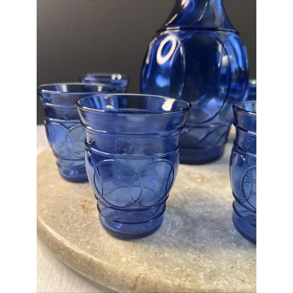 1930's Hazel Atlas Cobalt Blue 